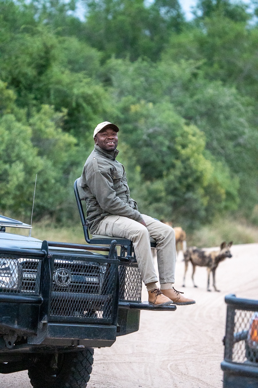 Themba, one of our expert trackers. Themba, one of our expert trackers.