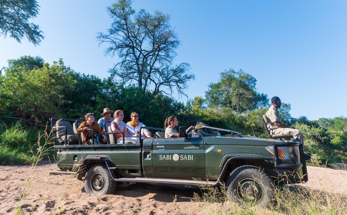 Enjoy an exclusive family game drive at Sabi Sabi. Enjoy an exclusive family game drive at Sabi Sabi.