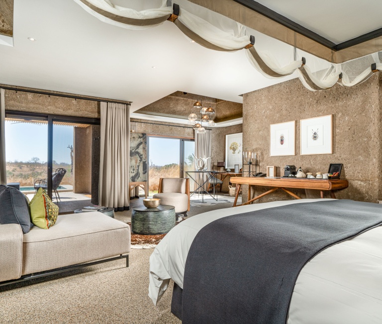 Immerse yourself in curated comfort at Sabi Sabi Earth Lodge, where every detail exudes luxury. Immerse yourself in curated comfort at Sabi Sabi Earth Lodge, where every detail exudes luxury.